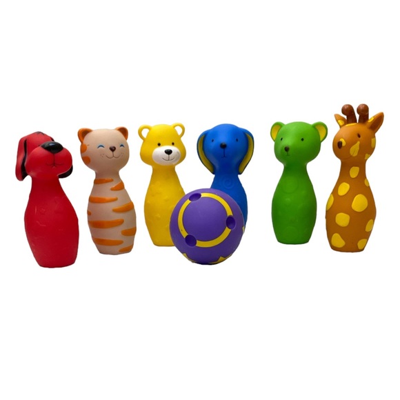 Melissa & Doug Toys Melissa Doug Kids Bowling Friends Play Set With